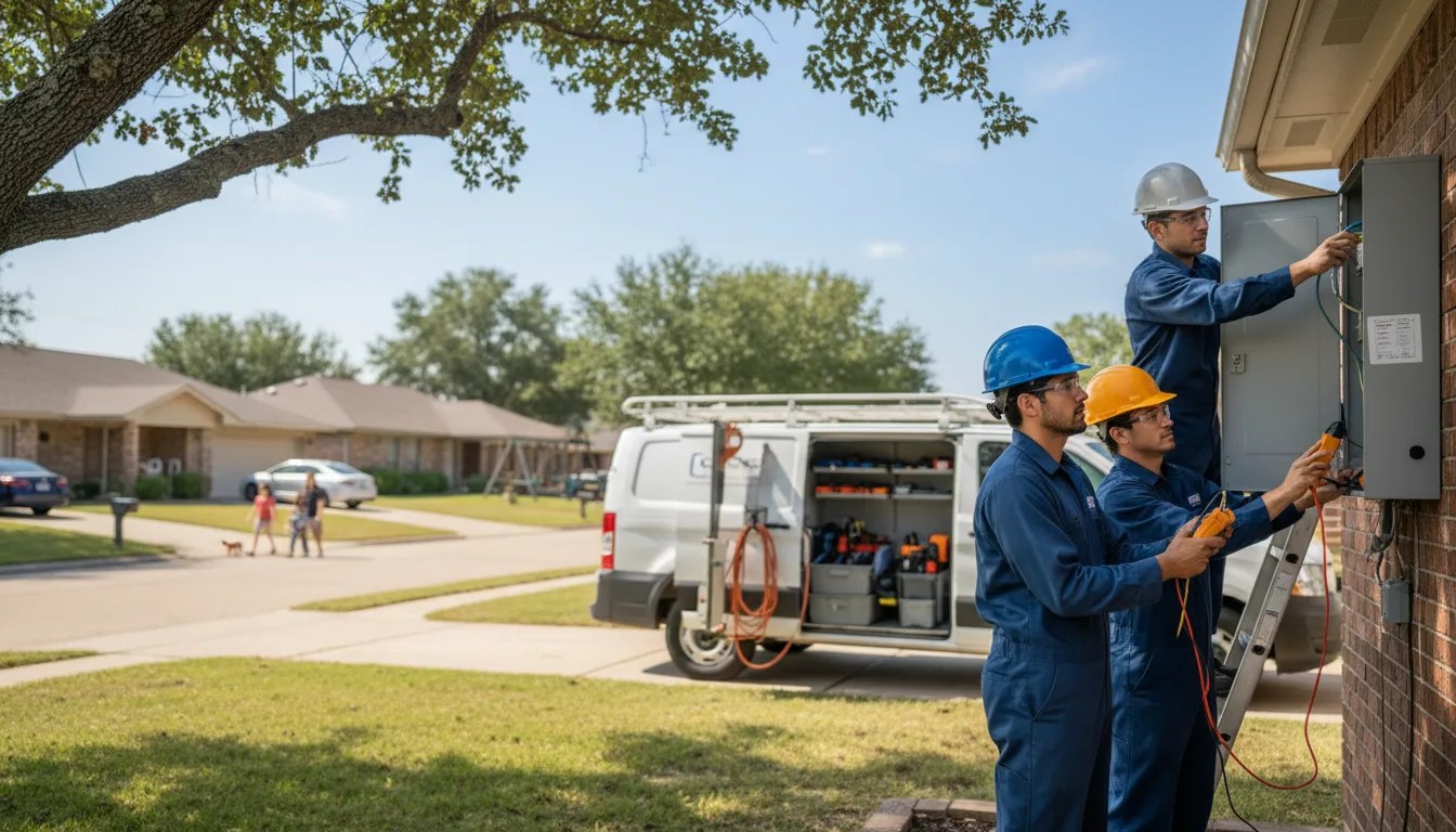 Certified electrician providing emergency electrical services in Evans, GA